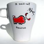 Taurus Mug Coffee Mug Personalized Mug Zodiac Mug
