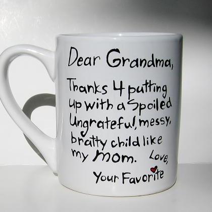 Ceramic Coffee Mug Mothers Day Gift..