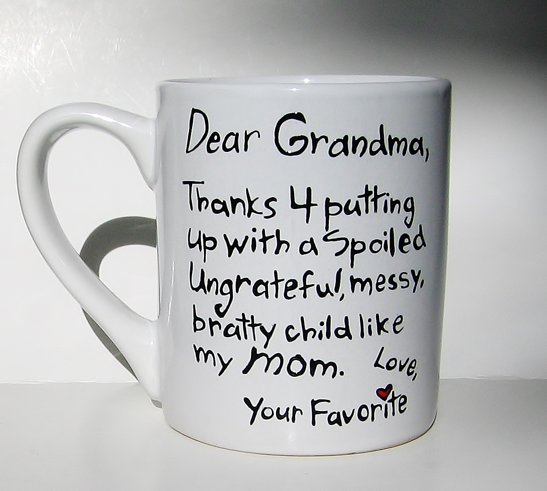Ceramic Coffee Mug Mothers Day Gift for Grandma